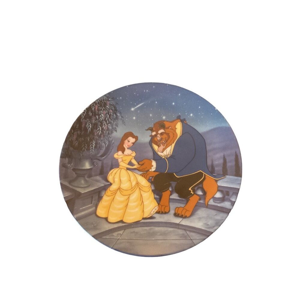 Disney Treasured Moments "Beauty And The Beast" Collectors Plate